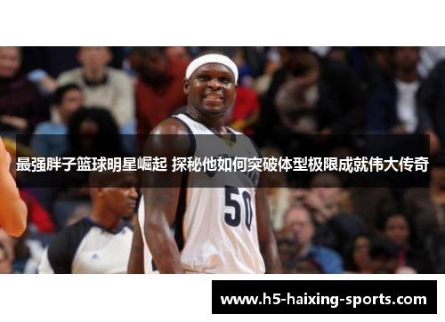 最强胖子篮球明星崛起 探秘他如何突破体型极限成就伟大传奇